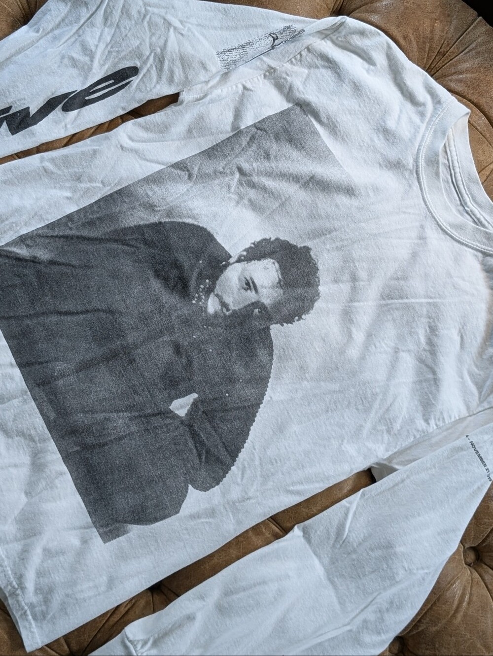 Post Malone Posty Co Runaway Tour Long Sleeve Size Medium White Graphic Print